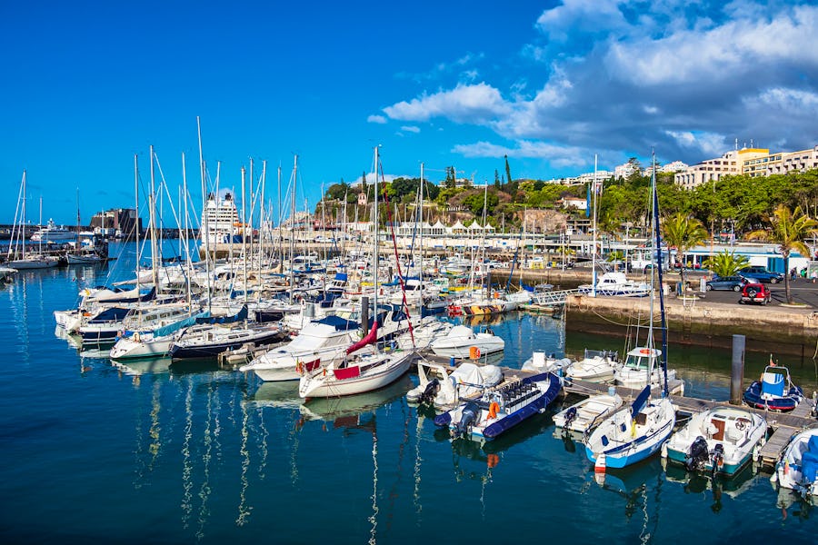 Hafen in der Stadt Funchal auf der Insel Madeira – © Rico Ködder - Adobe Stock
