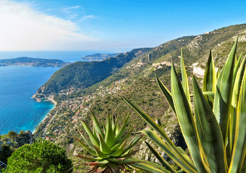 Blick von Eze auf die Cote d'Azur - ©Eberhardt TRAVEL - Jürgen Schmeißer