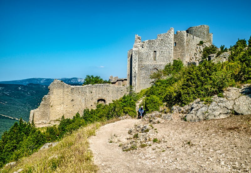Burg Peyrepertuse in Frankreich - ©©ManfredGrandis - stock.adobe.com