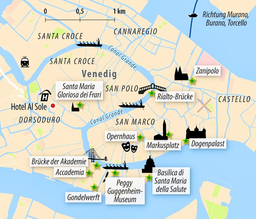 Ihre Ortskarte - Venedig – © Eberhardt TRAVEL