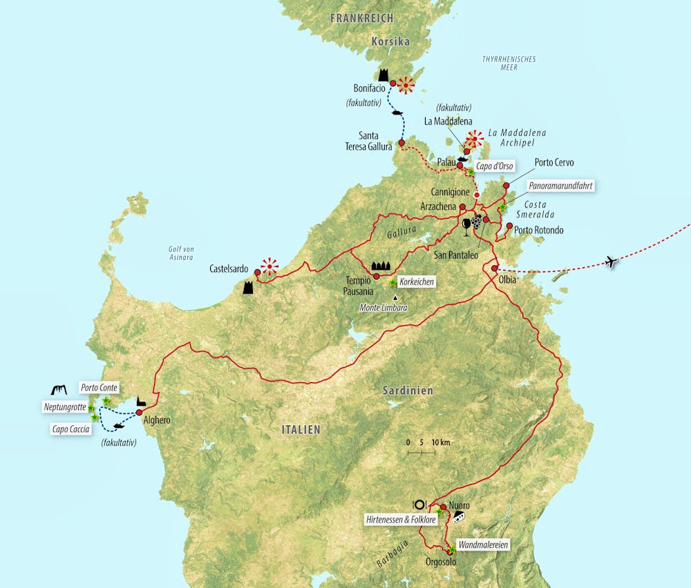 Ihre Reiseroute – © Eberhardt TRAVEL