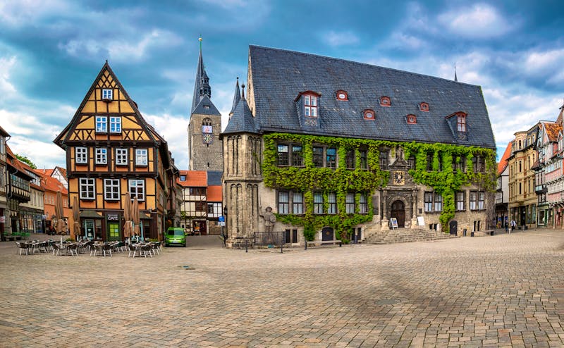 Historisches Rathaus in der Altstadt in Quedlinburg  - ©©UseDomer Fotografie - stock.adobe.com