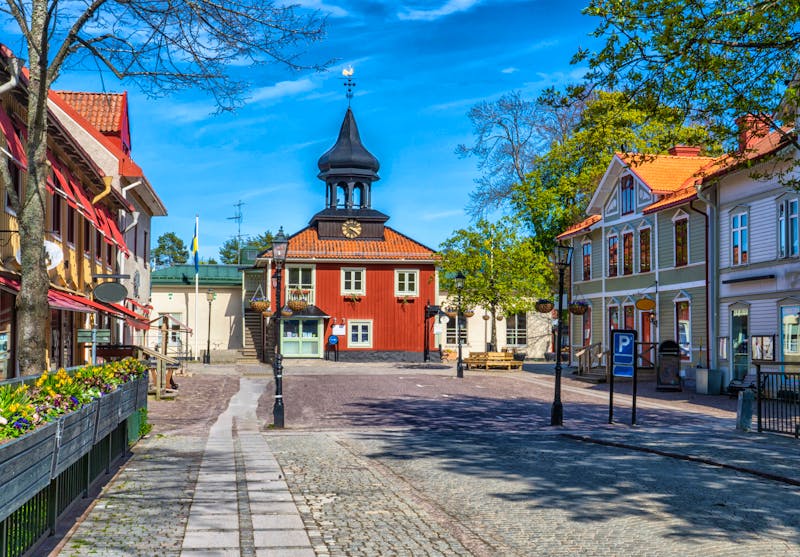 Marktplatz in Trosa - Schweden - ©©Viktoras - stock.adobe.com