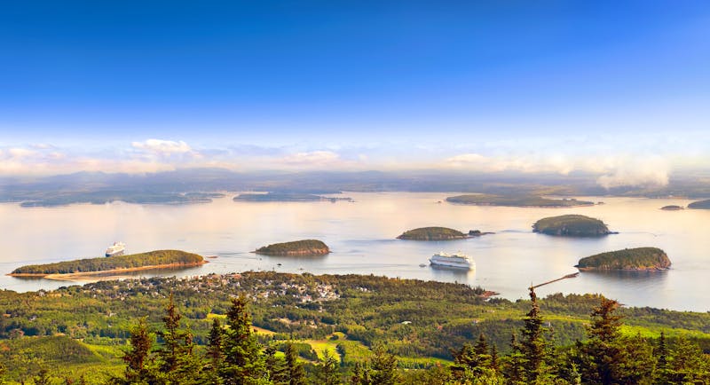 Kreuzfahrtschiffe in Bar Harbor - Maine/USA - ©©NAN - stock.adobe.com