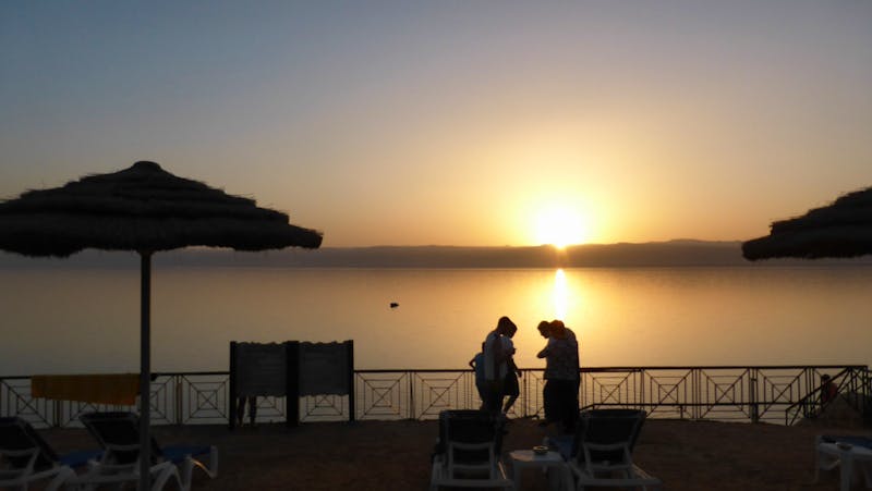 Sonnenuntergang am Toten Meer in Jordanien - ©Frank Nimschowski - Eberhardt TRAVEL