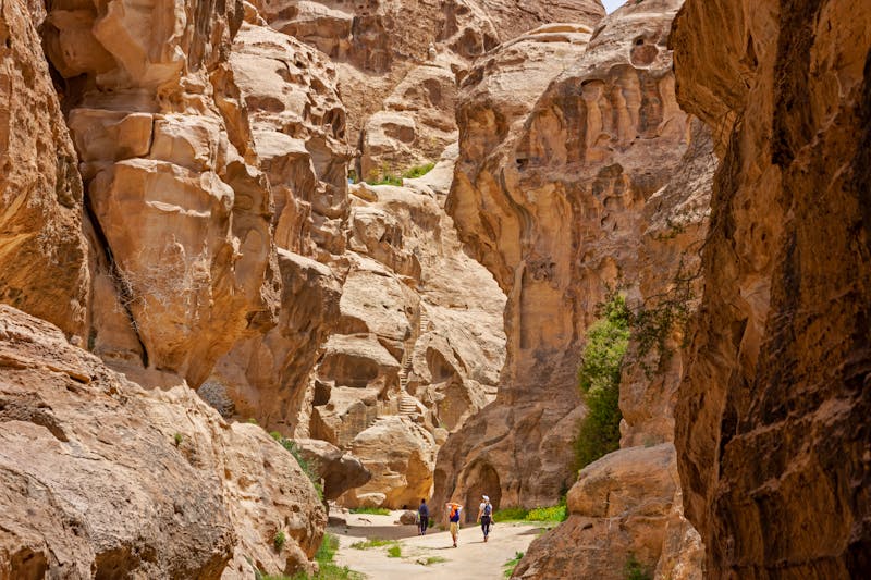 Wanderung von Little Petra zur Felsenstadt Petra - ©Georgios Tsichlis - Adobe Stock