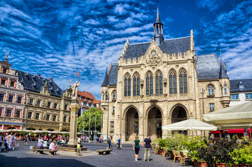 Erfurt - Fischmarkt mit Rathaus &ndash; &copy; ©ArTo - stock.adobe.com