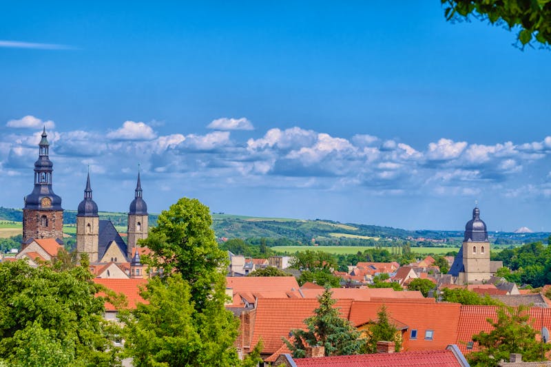 St Andreaskirche und St-Petri-Pauli-Kirche in Eisleben - ©©fotografci - stock.adobe.com