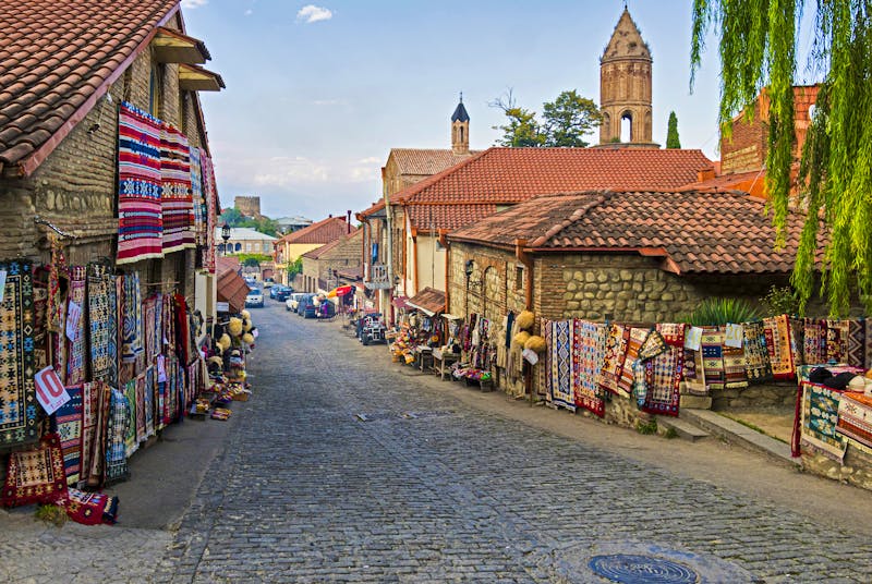 Straße in Sighnaghi in Georgien - ©Manfred Mally - Adobe Stock