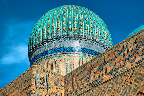 Mausoleum des Dichters Ahmed Jassewi in Turkestan &ndash; &copy; EvgeniyVolkov - Adobe Stock