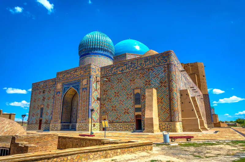 Mausoleum des Dichters Ahmed Jassewi in Turkestan - &copy;©dinozzaver - stock.adobe.com