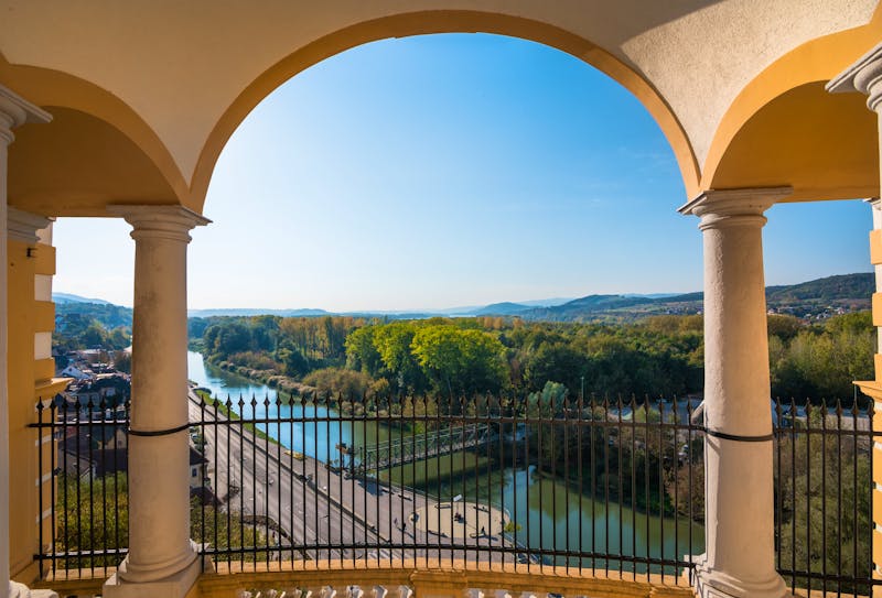 Stift Melk - Blick zur Donau - ©Bernard Barroso - stock.adobe.com