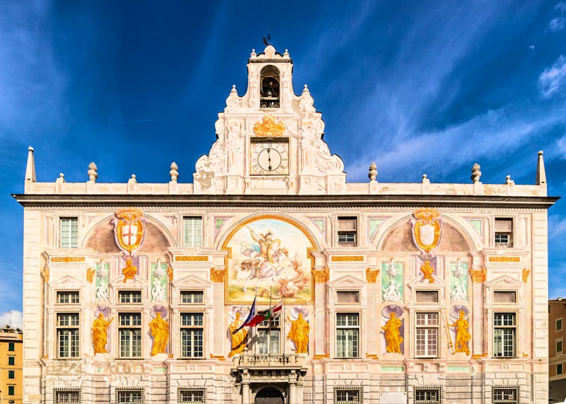 Genua - Palazzo San Giorgio - &copy;Frank Krautschick - stock.adobe.com