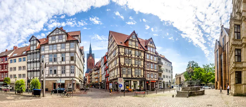 Hannover - Fachwerkhäuser am Holzmarkt in der Altstadt - &copy;©Sina Ettmer - stock.adobe.com