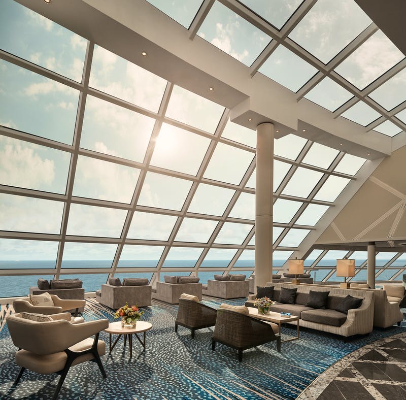 horizon-Lounge auf der Norwegian Joy - ©Christian Santiago Photography - Norwegian Cruise Line
