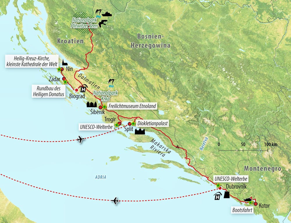 Ihre Reiseroute im Juni – © Eberhardt TRAVEL