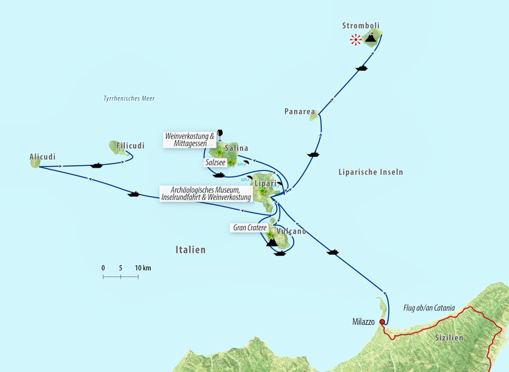 Ihre Reiseroute – © Eberhardt TRAVEL 
