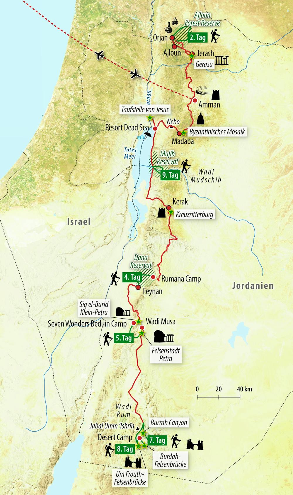 Ihre Reiseroute – © Eberhardt TRAVEL