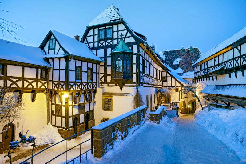 Wartburg im Winter - Eisenach - ©©Blickfang - stock.adobe.com