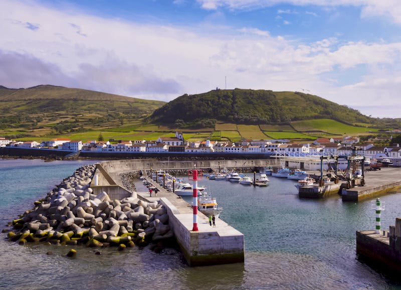 Hafen von Praia auf der Azoren-Insel Graciosa - ©Karol Kozlowski - Adobe Stock