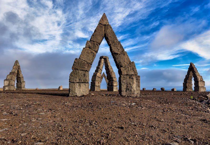 Arctic Henge, Steinkreise in Nord-Island - ©TheLightDecides@outlook.com - stock.adobe.com