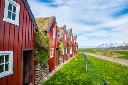 Torfhäuser im Bustarfell-Museum in Nord-Island &ndash; &copy; Gestur Leo Gislason - stock.adobe.com