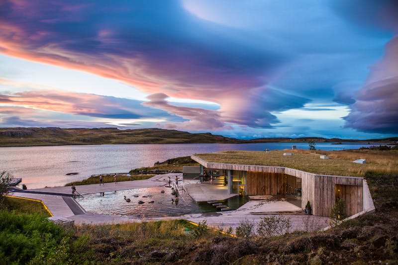 Geothermalbad Vök Baths in Island - ©Vök Baths