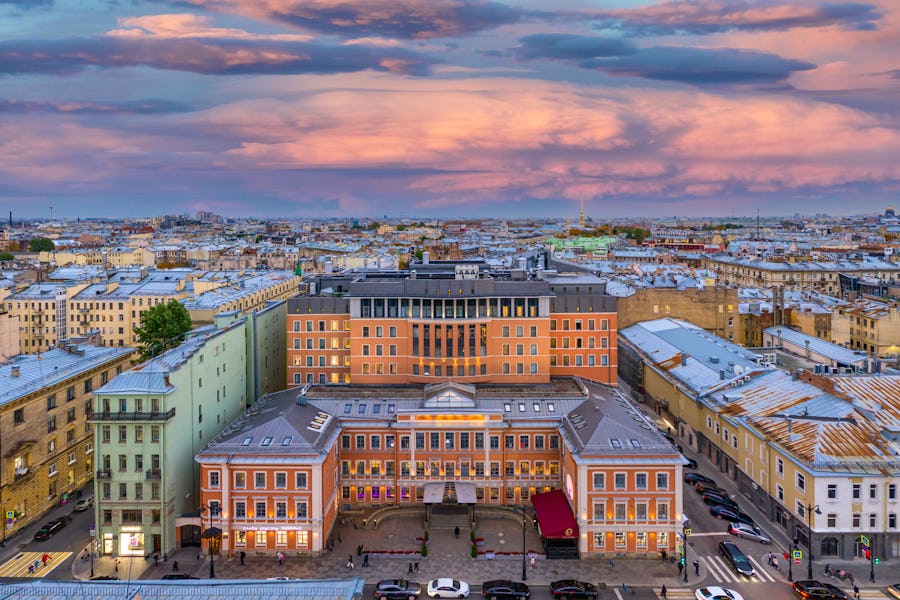 Russland, St. Petersburg, Hotel Vedensky, Außenfassade – © Mouzenidis Intour