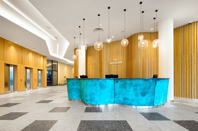 Rezeptionsbereich Seaside Park Hotel – ©IdeaSpa