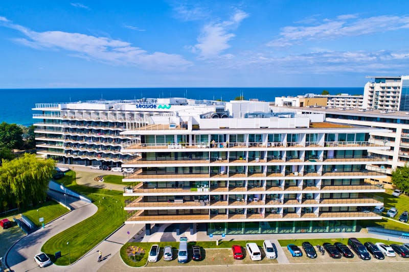 Vogelperspektive Seaside Park Hotel – ©IdeaSpa
