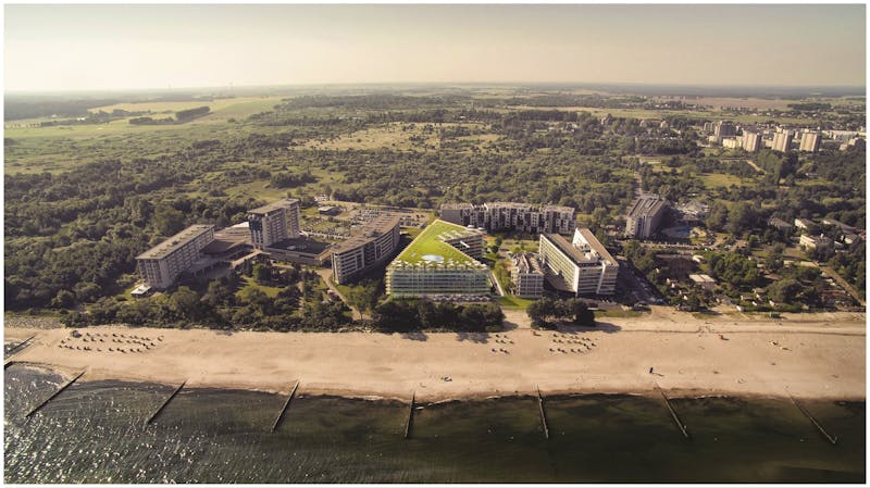Luftaufnahme Seaside Park Hotel – ©IdeaSpa