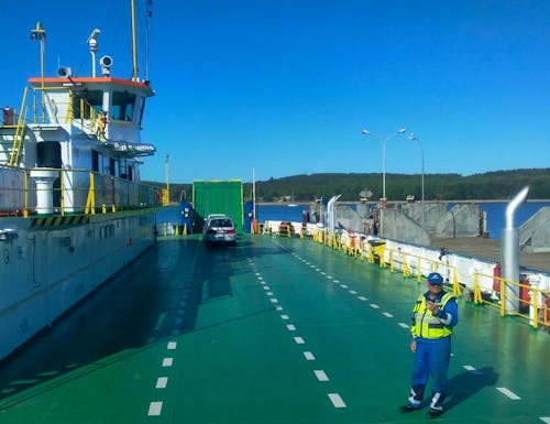 Fähre von Memel (Klaipeda) zur Kurischen Nehrung  – © Gisela Gerlach - Eberhardt TRAVEL