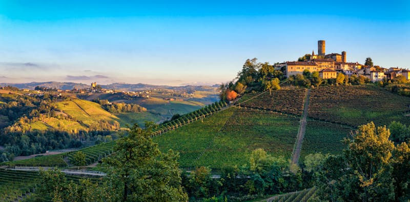 Le Langhe im  Piemont - Region der Burgen und Weinberge - ©Marco Saracco - stock.adobe.com