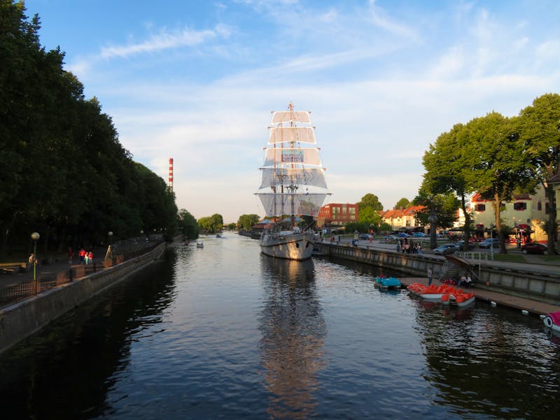 Memel (Klaipeda), Segelschiff Meridianas - ©Franziska Bergmann
