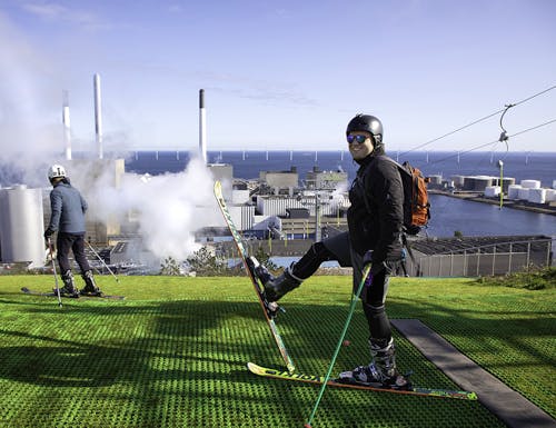 Skifahren auf dem Copenhill – © Max Mestour and Amelie Louys - Copenhill