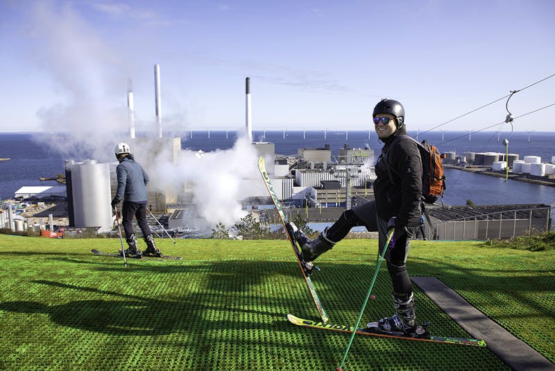 Skifahren auf dem Copenhill - ©Max Mestour and Amelie Louys - Copenhill