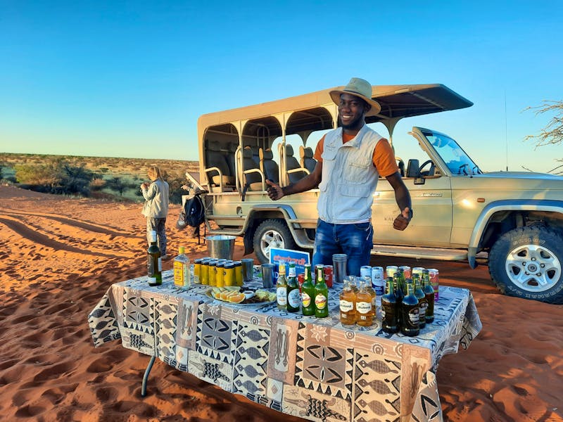 Gondwana Kalahari Park - Sundowner - ©Annett Müller - Eberhardt TRAVEL