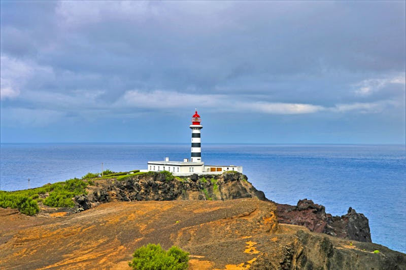 Leuchtturm auf der Azoren-Insel Graciosa - &copy;©Bela - stock.adobe.com