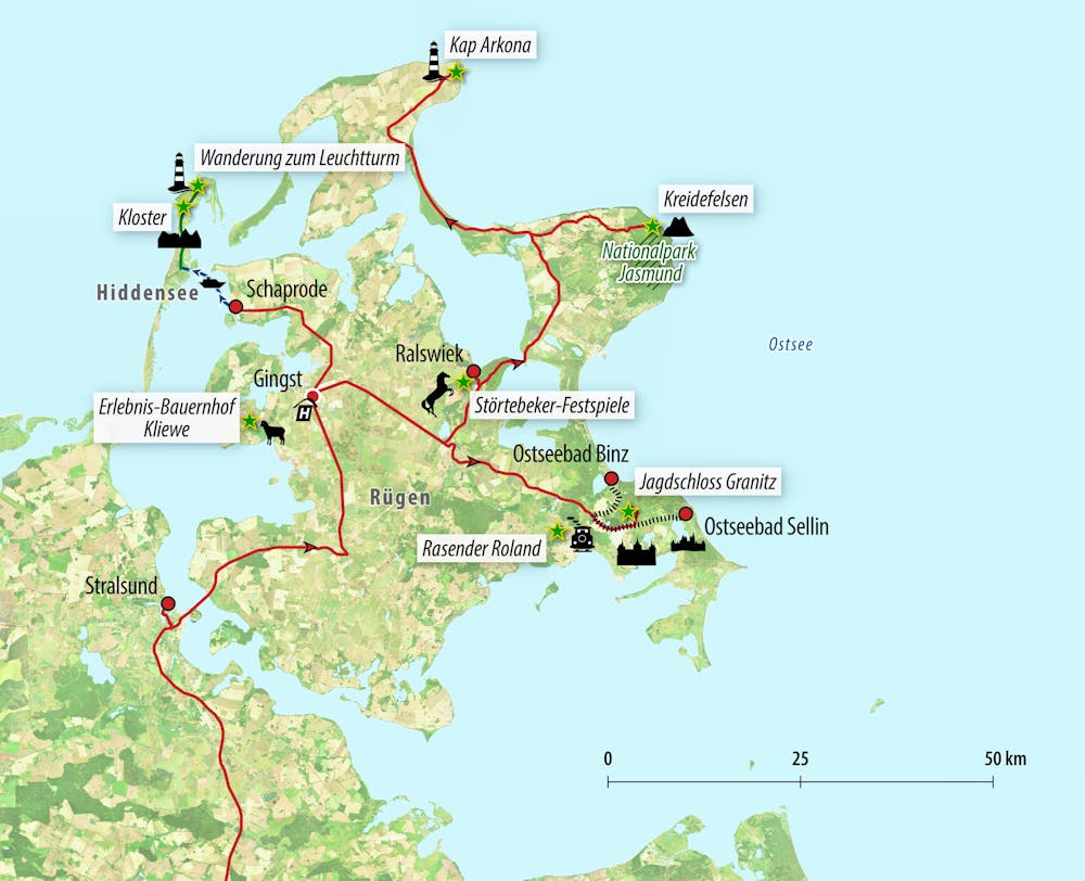 Ihre Reiseroute – © Eberhardt TRAVEL