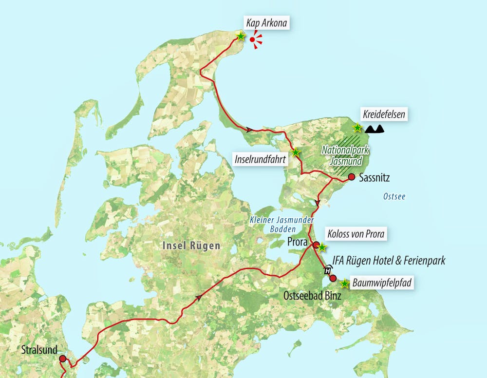 Ihre Reiseroute – © Eberhardt TRAVEL