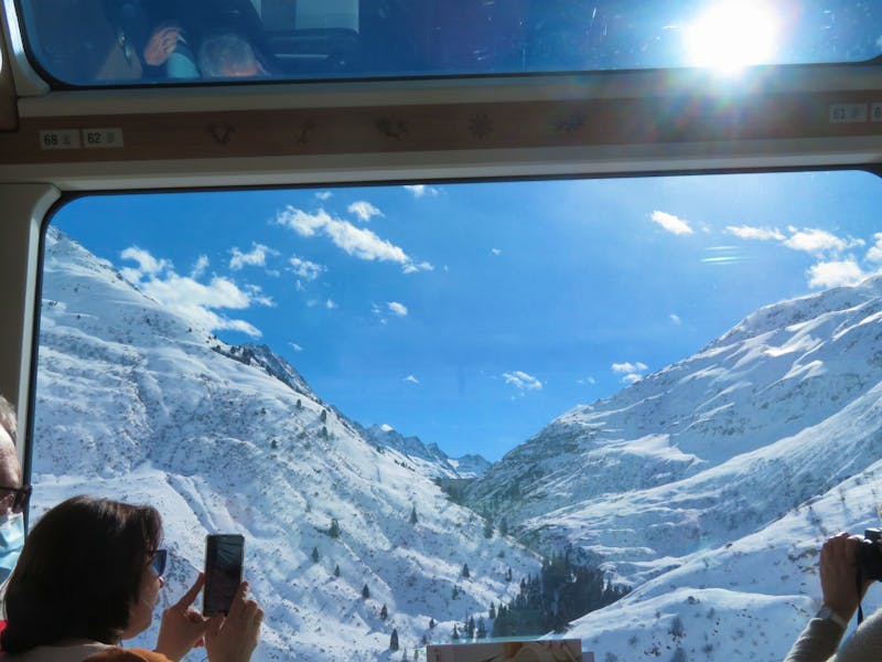 180 Fahrt mit dem Glacier-Express - ©Annette Weise