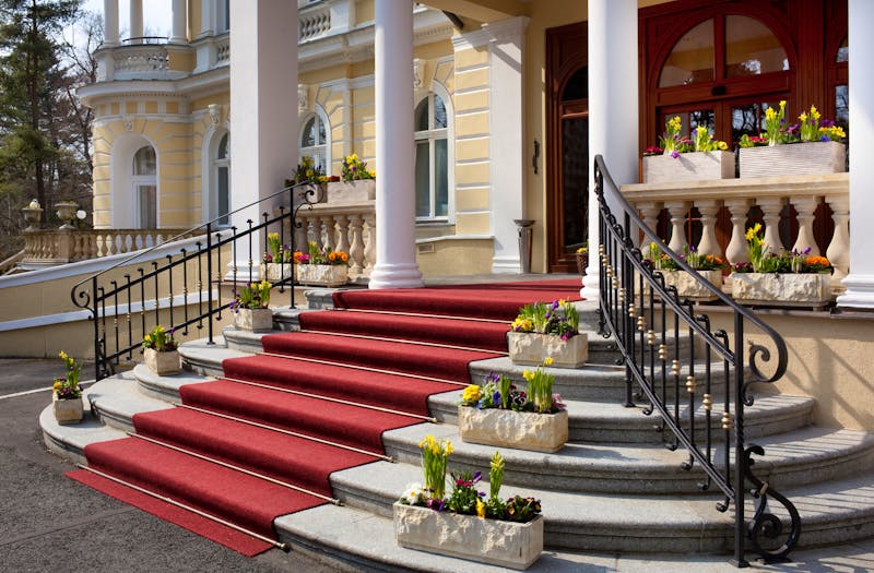 Franzensbad - Kurhotel Imperial - Eingang – ©Lázenský hotel Imperial****Superior
