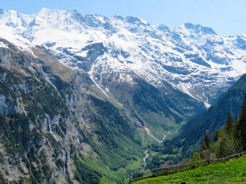 Mürren - Blick ins Lauterbrunnental &ndash; &copy; Annette Weise