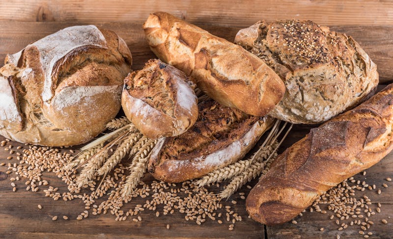 Rustikale Brote in einer Bäckerei – © thodonal - stock.adobe.com