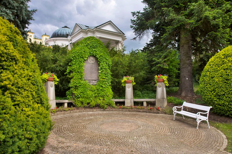Marienbad - Chopin-Gedenkstein im Kurpark – © Andrey Shevchenko - stock.adobe.com
