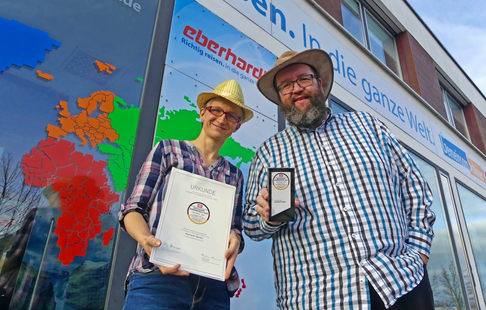 Deutscher Servicepreis 2022 – © Eberhardt TRAVEL