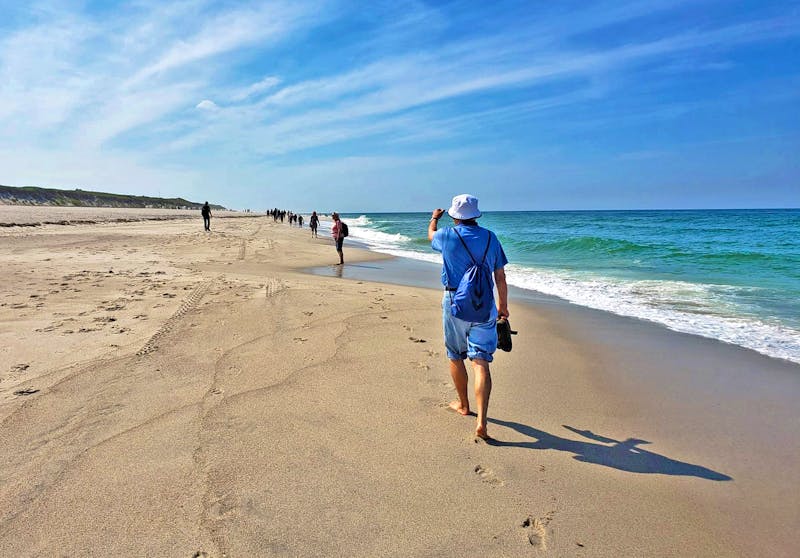 Wanderung am Nordsee-Strand der Insel Sylt - ©Eberhardt TRAVEL - Petra Hady
