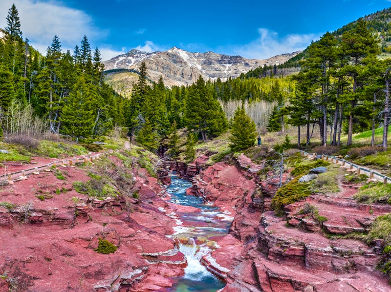 Red Rock Canyon im Waterton Lakes Nationalpark - ©BRANDON SMITH - Adobe Stock
