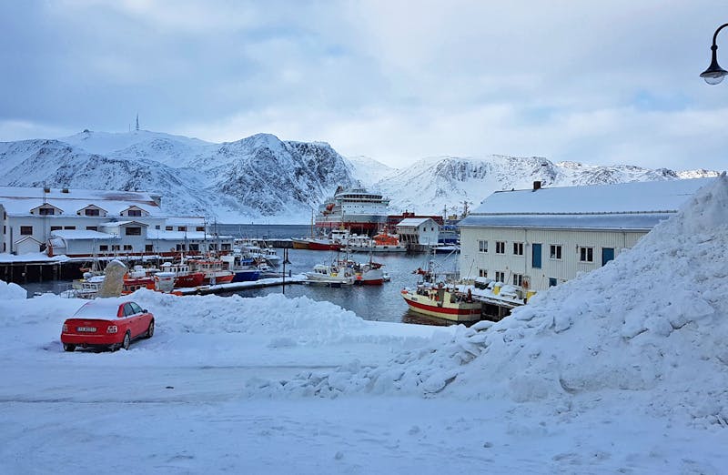 Hafen von Honningsvag im Winter  - ©Ria Heilmann - Eberhardt TRAVEL