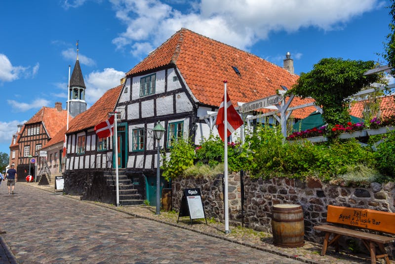 Die traditionelle historische ALtstadt von Ebeltoft in Jutland - Dänemark - &copy;Fotoember - stock.adobe.com